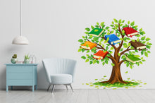 Load image into Gallery viewer, Tree Book Kids Wall Art Decal, Library Wall Decal, Education Decals, Kids Room, Reading room, Nurseries, School, Kids Gifts, Dorm Room 797LU