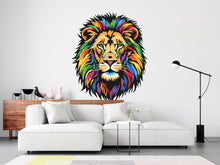 Load image into Gallery viewer, Lion wall decals I Animal Wall decor I Safari wall art I Lover Animals Wall Bathroom Wall Stickers Vinyl
