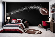 Load image into Gallery viewer, Football Wallpaper Boys Football Room Wall Decal Sports Wall Mural Peel And Stick Wallpaper Teen Bedroom Sports Decor Kids Football Room