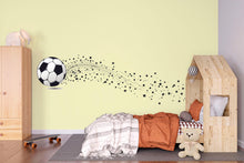 Load image into Gallery viewer, Soccer Ball Wallpaper Boys Soccer Room Wall Decal Football Sports Wall Mural Kids Bedroom Soccer Decor Peel And Stick Wallpaper