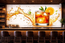 Load image into Gallery viewer, Whiskey Wallpaper Bar Wall Decal Cocktail Wall Mural Peel And Stick Wallpaper Restaurant Decor Lounge Bar Kitchen Wall Art