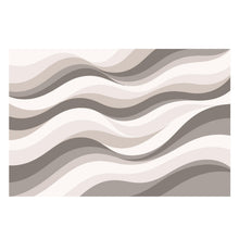 Load image into Gallery viewer, Wallpaper Beige Neutral Abstract Waves Wall Mural, Minimal Removable Wallpaper, Modern Wall Decor Peel and Stick and Non Woven WAL007