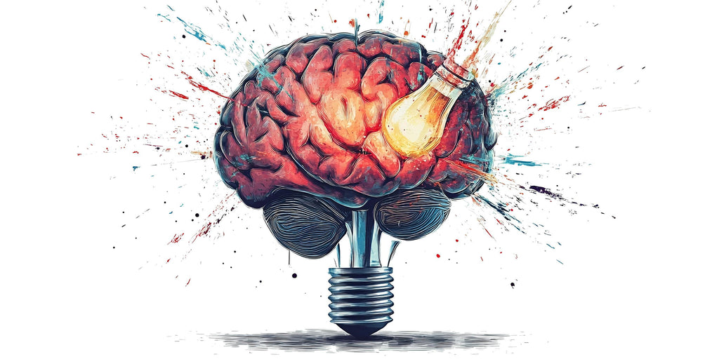 Brain Light Bulb Wall Decal, Science Wall Sticker, Creative Mind Wall Art, Classroom Decor, Study Room Mural, Educational Wall Decor, 162gm