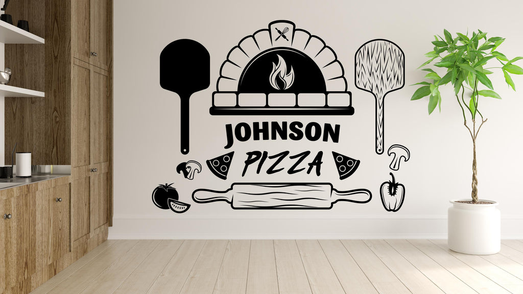 Pizza Wall Decal | Restaurant Pizzeria Decor