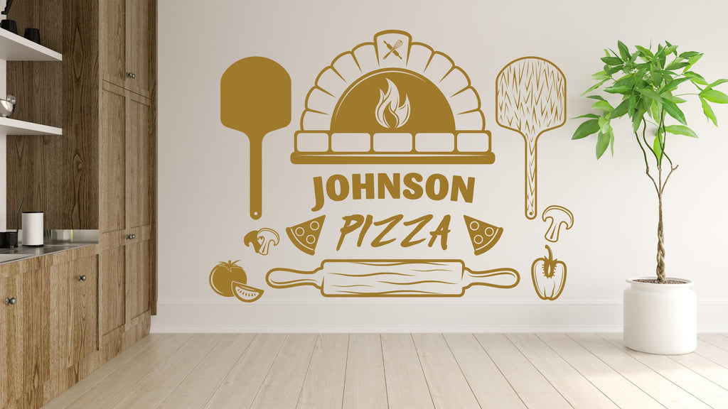 Pizza Wall Decal | Restaurant Pizzeria Decor