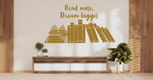 Load image into Gallery viewer, Book wall decals vinyl wall art decals, book shelves decor, library wall decal, education decals, reading room, nurseries school gifts