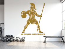 Load image into Gallery viewer, Spartan Gym Wall Decor Ancient Fitness Wall Art Skull Gym Wall Decals Spartan Wall Decal Crossfit Gifts Home Gym Wall Sticker Gym