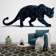 Load image into Gallery viewer, Black Panther Wall Decal Animal Wall Sticker Jungle Wall Art Modern Bedroom Decor Large Vinyl Wall Sticker Removable, 203gm