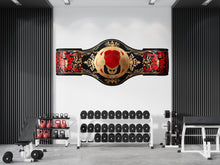 Load image into Gallery viewer, Championship Belt Wall Decal Boxing Wall Art Gym Decor Sports Wall Sticker Man Cave Decor Large Vinyl Wall Sticker, 212gm