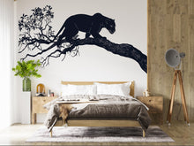 Load image into Gallery viewer, Black Panther Wall Decal Minimalist Wall Art Animal Wall Sticker Modern Jungle Wall Decor Living Room Wall Art, 233gm
