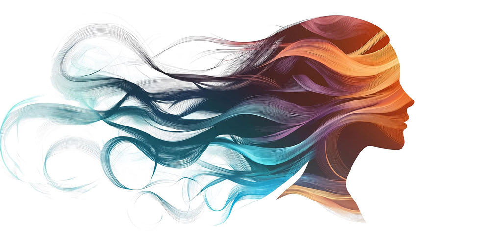 Hair Salon Wall Decal Colorful Woman Hair Wall Sticker Beauty Wall Art Salon Decor Lash Studio Spa Wall Decor Vinyl Decal
