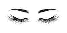 Load image into Gallery viewer, Lash Wall Decal Eyelash Wall Sticker Beauty Salon Decor Lash Studio Wall Art Eyebrow Decal Spa Decor Vinyl Wall Decal