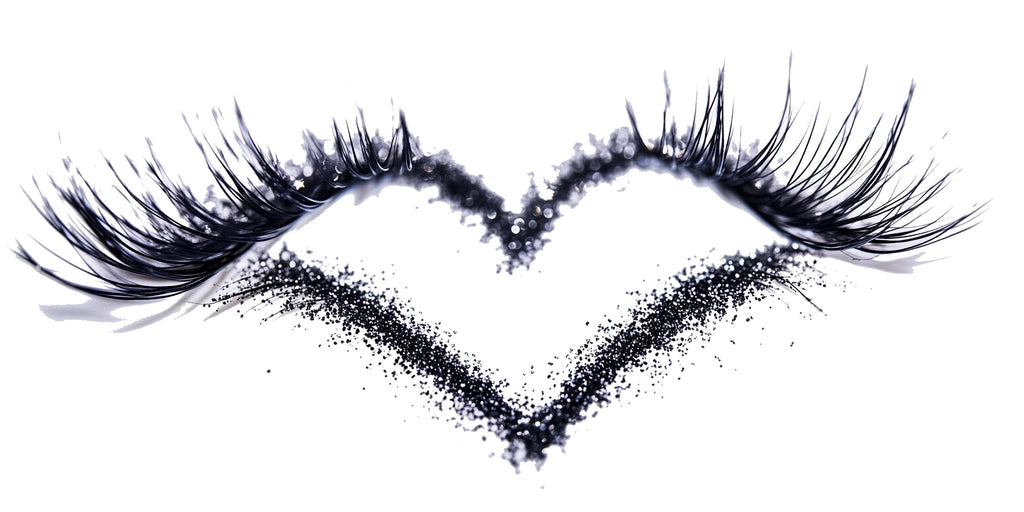 Lash Heart Wall Decal Eyelash Wall Sticker Beauty Salon Decor Lash Studio Wall Art Love Lash Decor Esthetician Vinyl Wall Decal