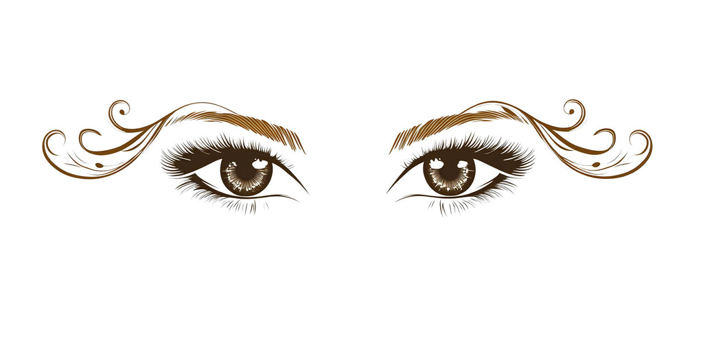 Gold Lash Eyes Wall Decal Beauty Salon Wall Sticker Lash Studio Decor Eye Wall Art Esthetician Decor Makeup Studio Vinyl Wall Decal