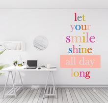 Load image into Gallery viewer, Dental wall decor Smile Dental Stickers Dental Clinic Wall Decal Door Wall Sticker Dental Clinic Wall Décor Tooth wall decal Art 806LU