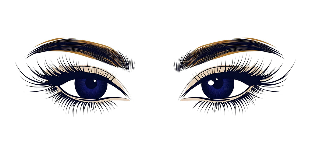 Lash Studio Wall Decal, Beauty Eyes Wall Art, Eyelash Salon Mural, Esthetician Room Decor, 563mv