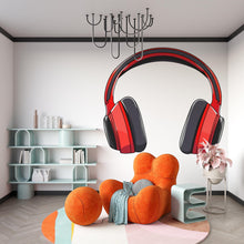 Load image into Gallery viewer, Headphones Sticker, Red Headset Decal, Gamer Sticker, Music Lover Gift, DJ Headphones Art, Laptop Sticker, Water Bottle, 271gm