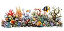 Load image into Gallery viewer, Coral Reef Sticker, Tropical Fish Decal, Ocean Life Sticker, Sea Life Art, Marine Gift, Laptop Sticker, Water Bottle, 274gm