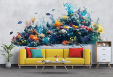 Load image into Gallery viewer, Coral Reef Sticker, Ocean Life Decal, Sea Life Sticker, Underwater Art, Marine Life Gift, Laptop Sticker, Water Bottle, 275gm