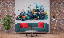 Load image into Gallery viewer, Coral Reef Sticker, Ocean Life Decal, Sea Life Sticker, Underwater Art, Marine Life Gift, Laptop Sticker, Water Bottle, 275gm