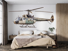 Load image into Gallery viewer, Helicopter Sticker, Military Chopper Decal, Aviation Art Sticker, Pilot Gift, Aircraft Lover Decal, Laptop Sticker, 292gm