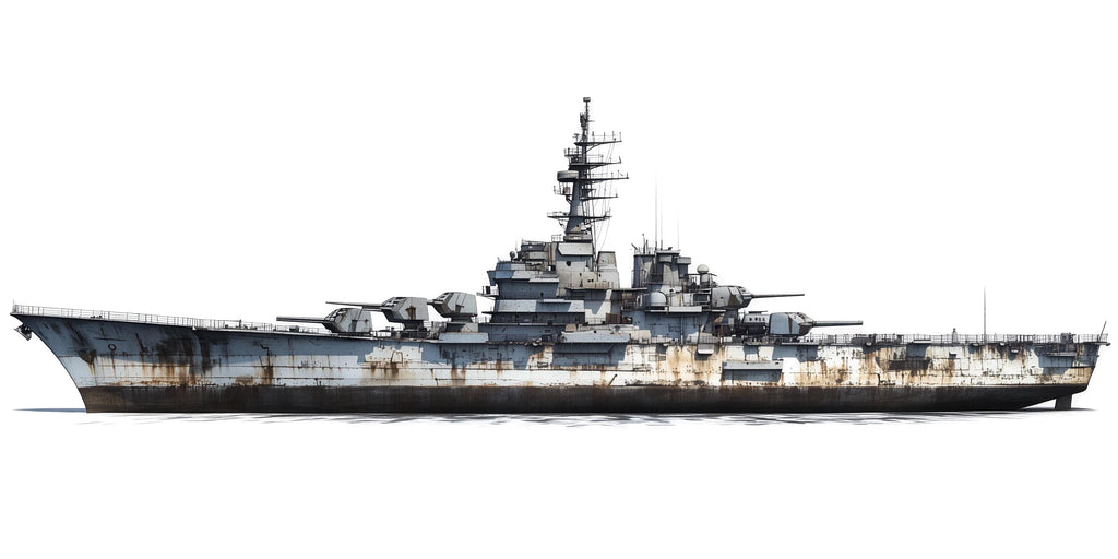 Battleship Sticker, Warship Decal, Naval Ship Sticker, Vintage Battleship Art, Navy Ship Decal, Military Ship Gift, 294gm