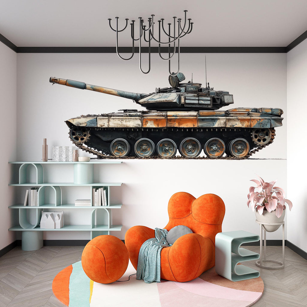 Tank Sticker, Military Tank Decal, Army Tank Sticker, Armored Vehicle Art, Combat Tank Decal, Military Gift, 295gm