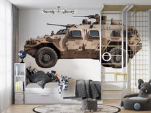 Load image into Gallery viewer, Military Truck Sticker, Armored Vehicle Decal, Tactical Truck Art, Army Vehicle Sticker, Combat Truck Gift, 299gm