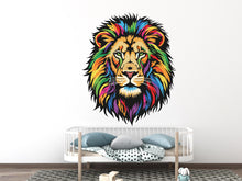 Load image into Gallery viewer, Lion wall decals I Animal Wall decor I Safari wall art I Lover Animals Wall Bathroom Wall Stickers Vinyl