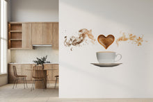 Load image into Gallery viewer, Coffee Wallpaper Cafe Wall Decal Coffee Shop Wall Mural Peel And Stick Wallpaper Restaurant Decor Barista Kitchen Coffee Wall Art