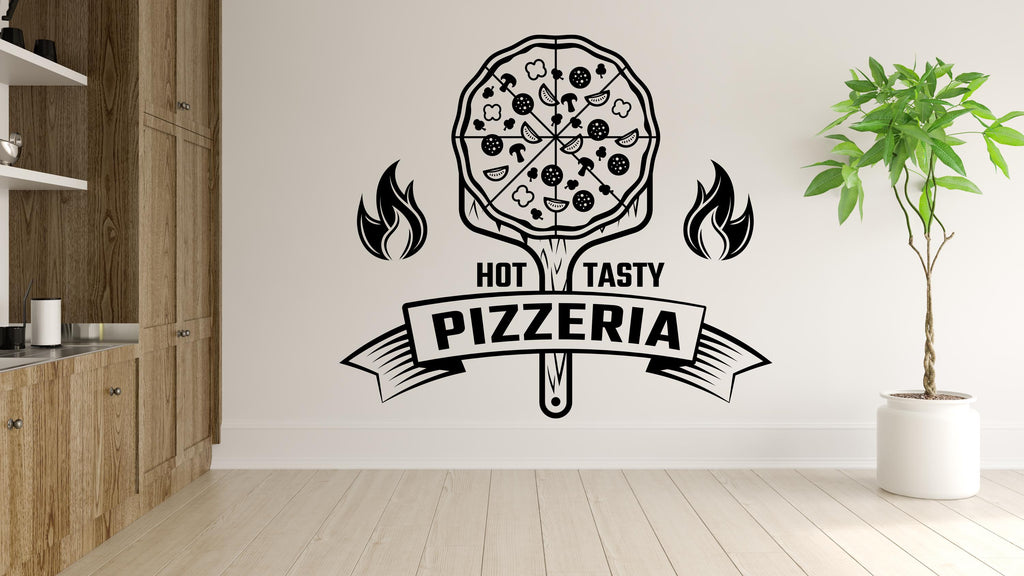 Pizza Wall Decal | Restaurant Pizzeria Decor