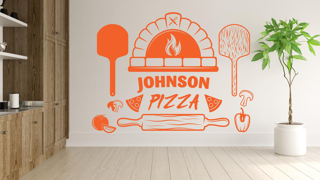 Pizza Wall Decal | Restaurant Pizzeria Decor