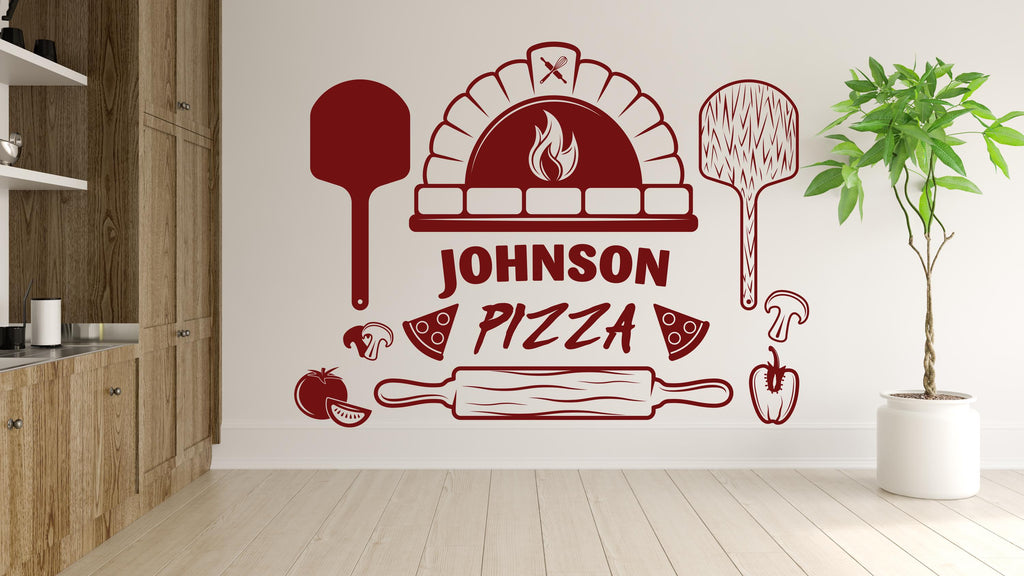 Pizza Wall Decal | Restaurant Pizzeria Decor