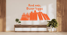 Load image into Gallery viewer, Book wall decals vinyl wall art decals, book shelves decor, library wall decal, education decals, reading room, nurseries school gifts