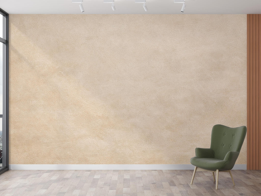 Warm Beige Plaster Wallpaper Neutral Textured Wall Mural Minimalist Japandi Interior Design Modern Boho Wall Decor Peel and Stick 808LU