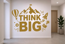 Load image into Gallery viewer, Think Big Idea Wall Decal I Lightbulb Sticker for Office, Office Wall Decal Idea Teamwork, Office Wall Decor