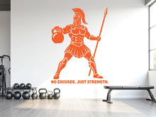 Load image into Gallery viewer, Spartan Gym Wall Decor Ancient Fitness Wall Art Skull Gym Wall Decals Spartan Wall Decal Crossfit Gifts Home Gym Wall Sticker Gym
