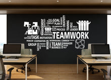 Load image into Gallery viewer, Teamwork Office Wall Decal, Office Wall Decor Idea Business Worker Inspire Office Decoration Motivation Stickers Gift 079RS