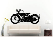 Load image into Gallery viewer, Vintage Year 1921 Motorcycle Bike Chopper Blueprint Wall Decal Vinyl Sticker Mural Room Decor L592