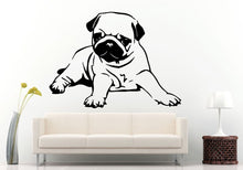 Load image into Gallery viewer, Pug Dogs Super Cute Face Animal Breed Wall Decal Vinyl Sticker Mural Room Decor L598