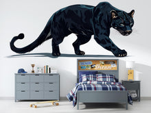 Load image into Gallery viewer, Black Panther Wall Decal Animal Wall Sticker Jungle Wall Art Modern Bedroom Decor Large Vinyl Wall Sticker Removable, 203gm