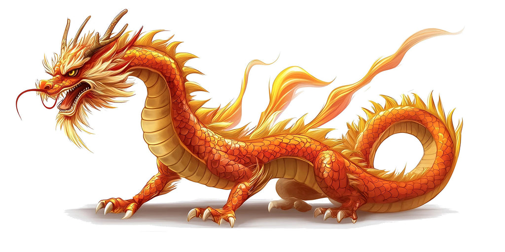 Chinese Dragon Wall Decal Gold Dragon Wall Art Asian Wall Decor Kids Room Decor Large Vinyl Wall Sticker Nursery, 209gm