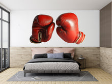 Load image into Gallery viewer, Boxing Gloves Wall Decal Gym Wall Art Boxing Wall Sticker Sports Decor Man Cave Decor Large Vinyl Wall Sticker, 213gm