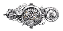 Load image into Gallery viewer, Mechanical Gear Wall Decal Industrial Wall Art Watch Mechanism Wall Sticker Modern Steampunk Decor Vinyl, 228gm