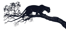 Load image into Gallery viewer, Black Panther Wall Decal Minimalist Wall Art Animal Wall Sticker Modern Jungle Wall Decor Living Room Wall Art, 233gm