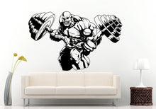 Load image into Gallery viewer, Crazy Gym Rat Power Weights Training Fitness Bodybuilding Wight Lifting Logo Emblem Sign Wall Decal Vinyl Sticker Mural Room Decor L612