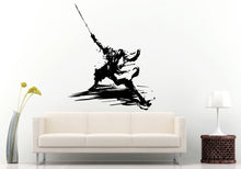 Load image into Gallery viewer, Samurai Ancient History Japanese Warrior Ninja With A Sword Wall Decal Vinyl Sticker Mural Room Decor L625
