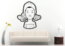 Load image into Gallery viewer, Spa Hair Nail Massage Salon Hairdressing Salon Woman Relaxing At Spa Salon Wall Decal Vinyl Sticker Mural Room Decor L616