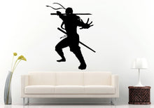Load image into Gallery viewer, Samurai Ancient History Japanese Warrior Ninja With A Sword Wall Decal Vinyl Sticker Mural Room Decor L624
