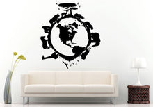 Load image into Gallery viewer, African Animal Safari All Around The Globe Earth Nature Wall Decal Vinyl Sticker Mural Room Decor L644